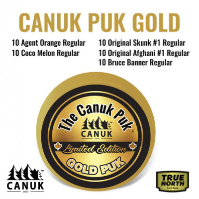 The Limited Edition Canuk Puk Gold